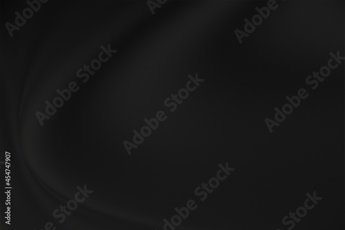 Black cotton fabric for a soft and smooth background. Elegant graphics. 