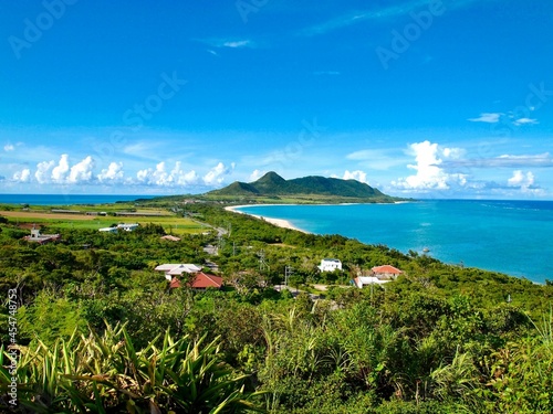 view of the coast of the island in Ishigaki, Okinawa photo