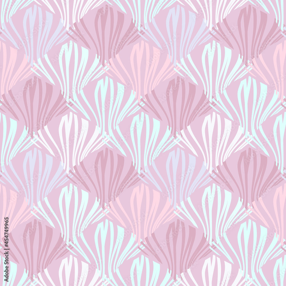 Vector Seamless Pattern of Soft Pastel Colors.