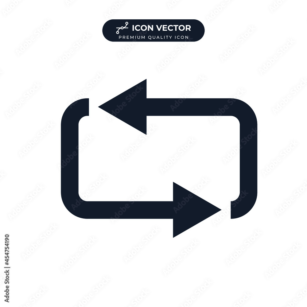 repeat icon symbol template for graphic and web design collection logo vector illustration repeat icon symbol template for graphic and web design collection logo vector illustration