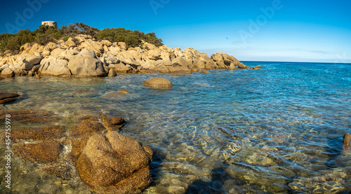 Fototapeta Naklejka Na Ścianę i Meble -  Cala Pira, Sardinia, in a summer day