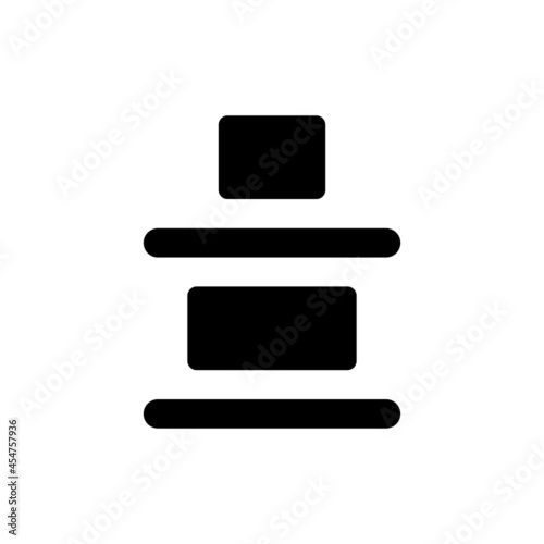 Align vertical icon