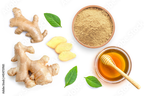 ginger powder and honey