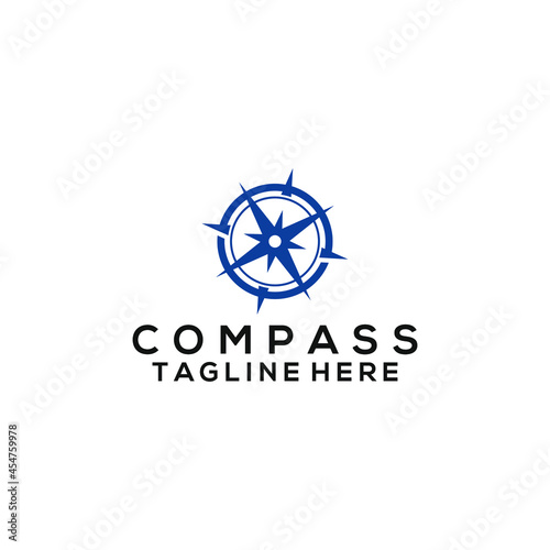 Compass logo vector. Compass logo template