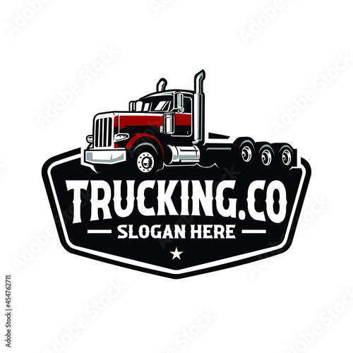 Ready Made Trucking Company Badge Vintage Classic Logo