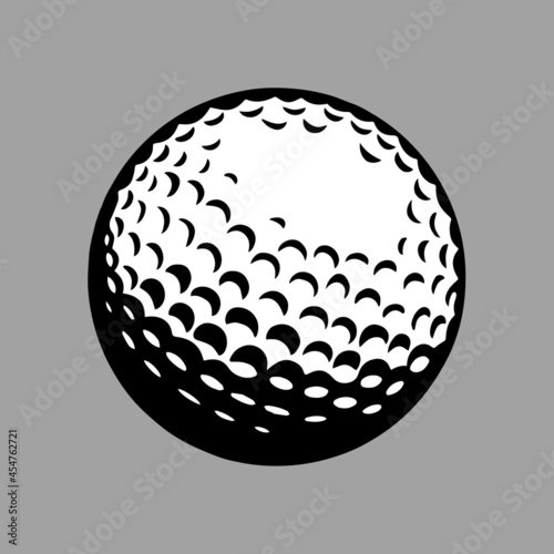 Tablou canvas golf ball vector