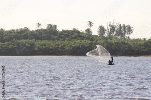 Fisherman, Rio Mundaú, Trairí, Ceará, Brasil photo