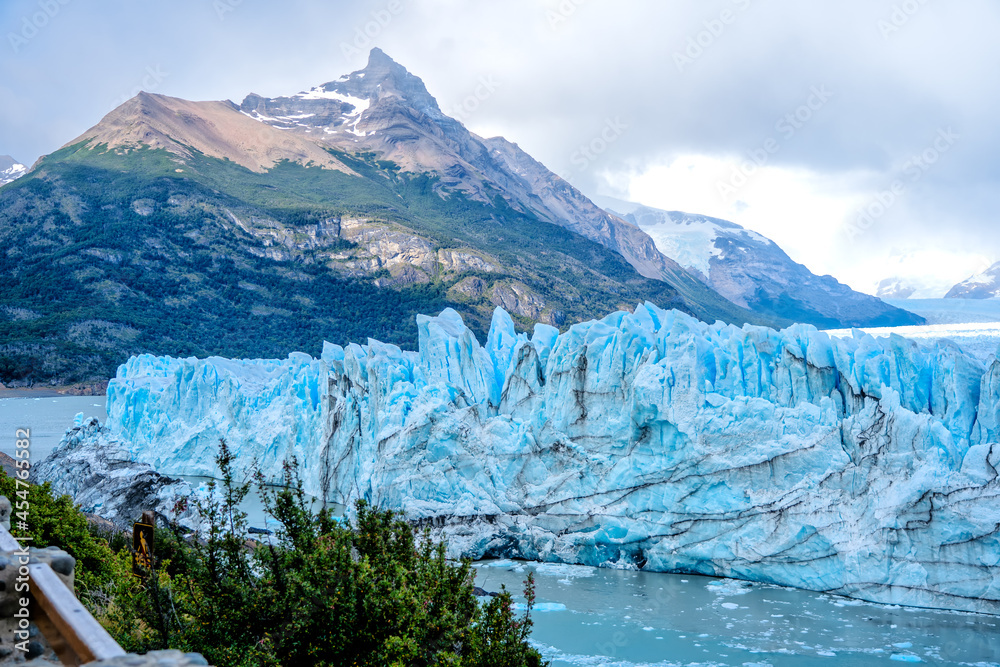 glacier Perito Moreno and mountains view, Argentina
