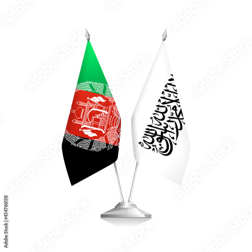 Flags of Afghanistan and Emirate of Afghanistan