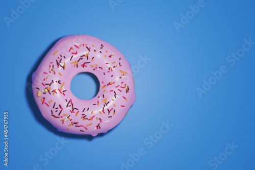 Donut Food Yummy. Doughnuts. Colorful donuts background