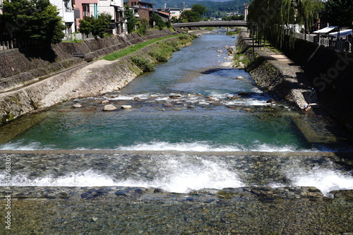 HIda Takayama, Gifu prefecture, Japanese old town. sightseeing spot. photo