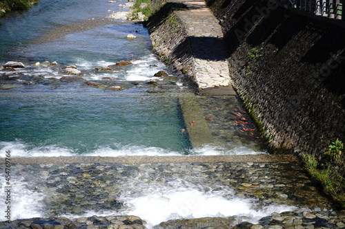 HIda Takayama, Gifu prefecture, Japanese old town. sightseeing spot. photo