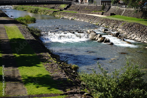 HIda Takayama, Gifu prefecture, Japanese old town. sightseeing spot. photo