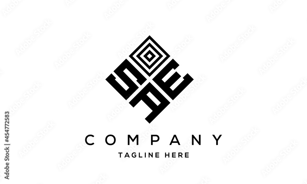 SEA square three latter logo vector SEA square three latter logo vector