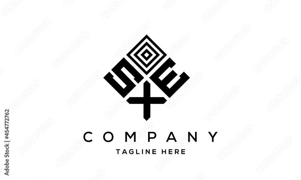 SEX square three latter logo vector SEX square three latter logo vector
