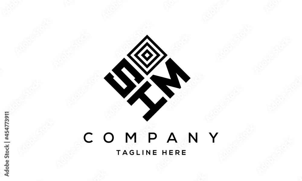 SMH square three latter logo vector SMH square three latter logo vector