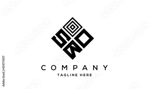 SOB square three latter logo vector