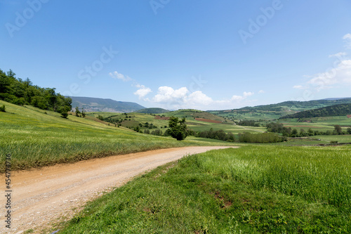 landscape with a road