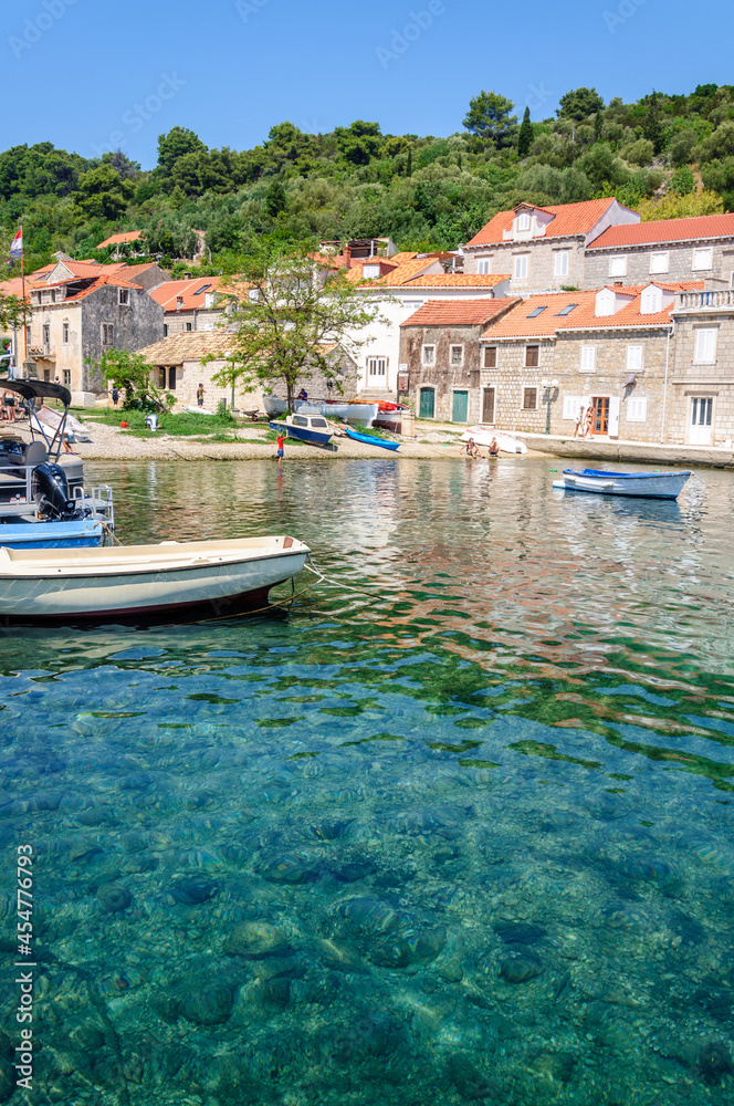Kolocep en mer Adriatique face à Dubrovnik