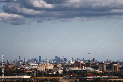 Skyline of Toronto in Ontario  Canada