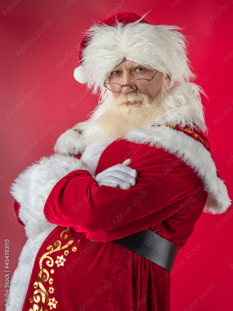Joyful character for winter christmas season advertising