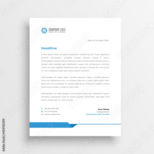 Clean Letterhead