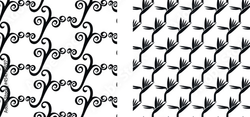 Repeat pattern design, seamless, Flowers, element, art pattern