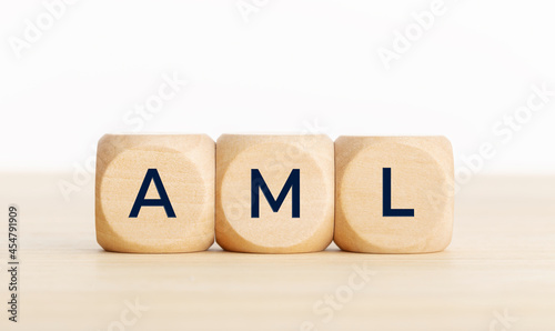 фотографія AML word on wooden blocks