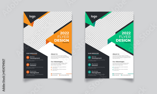 Corporate business flyer template