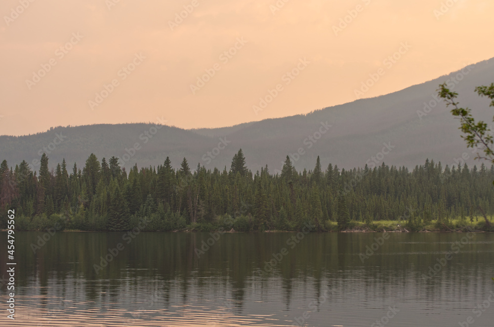 A Smoky Evening at Pyramid Lake A Smoky Evening at Pyramid Lake
