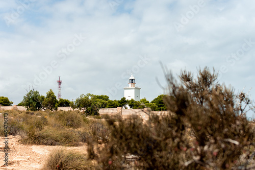 View of santa pola lighthouse