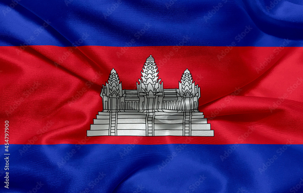 Fototapeta premium flag of Cambodia