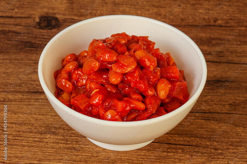 Baked kidney with tomato and pepper Baked kidney with tomato and pepper