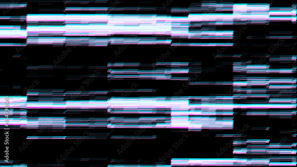 Hacked computer screen with glitch effect. Error templates with distortion lines. Abstract digital background with noise waves. 3D rendering. Hacked computer screen with glitch effect. Error templates with distortion lines. Abstract digital background with noise waves. 3D rendering.