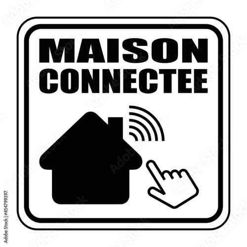 Logo maison connectée.