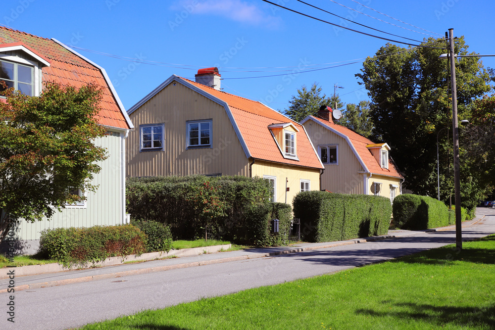 Swedish detached house development residential buildings built in the 1920s. Swedish detached house development residential buildings built in the 1920s.