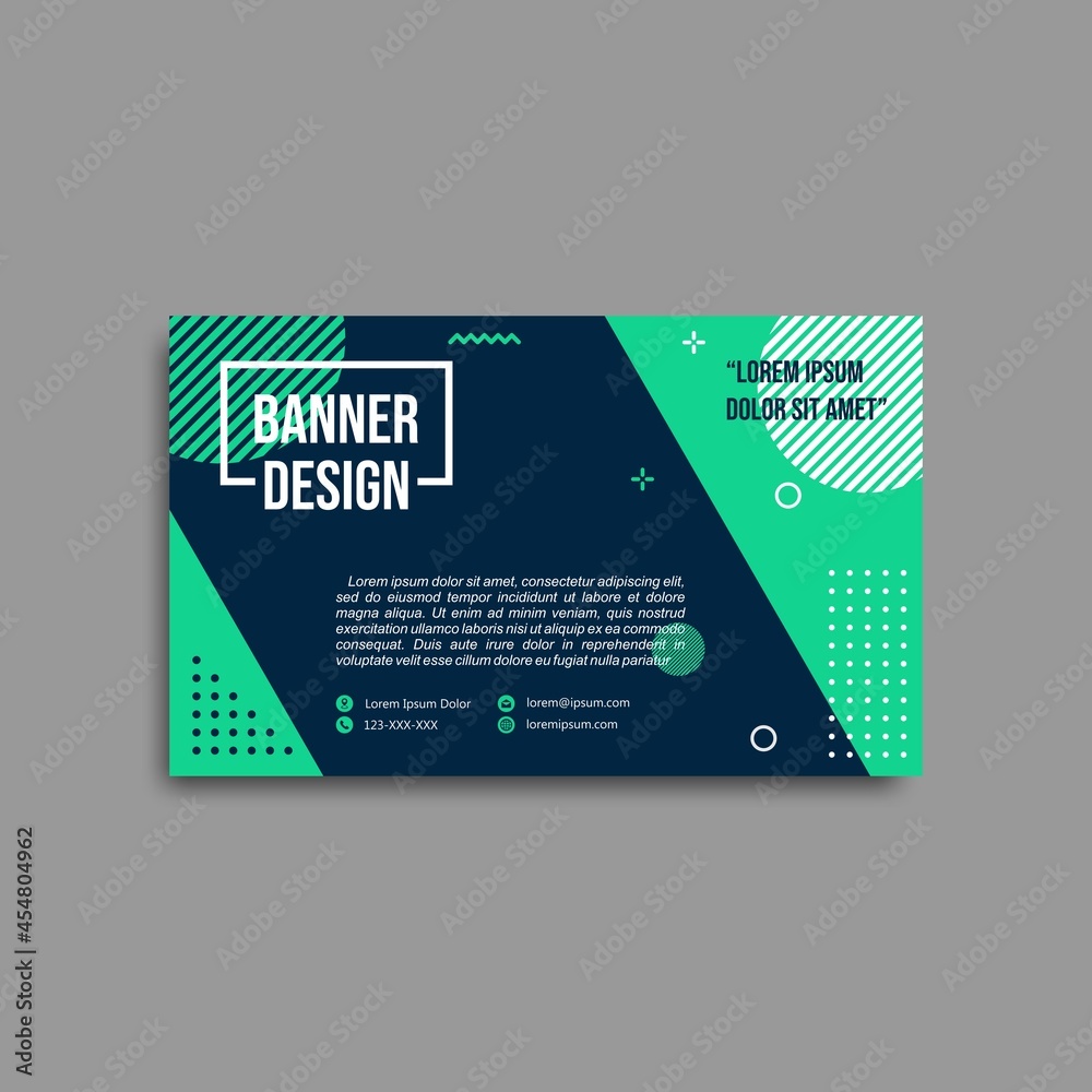 Fototapeta premium Banners Template Design, can be used immediately