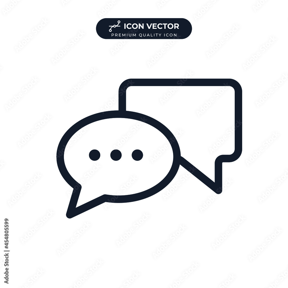 Talk bubble speech icon symbol template for graphic and web design collection logo vector illustration Talk bubble speech icon symbol template for graphic and web design collection logo vector illustration