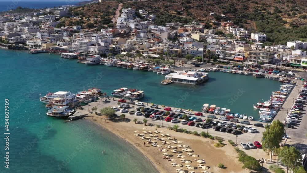 a panoramic view of the coastal strip of the sea with anchorage of ships filmed from a drone a panoramic view of the coastal strip of the sea with anchorage of ships filmed from a drone