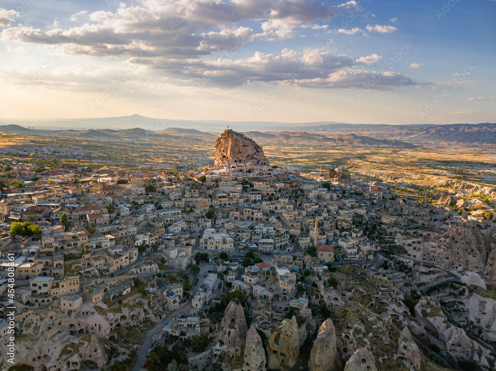 flight of balloons in Cappadocia. Turkey, Aug 2021