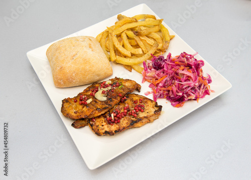 wings with vegetables