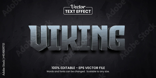 Viking metal, Editable Text Effect