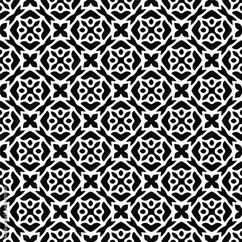 Vector pattern with symmetrical elements . Repeating geometric tiles from striped elements. black patterns. Vector pattern with symmetrical elements . Repeating geometric tiles from striped elements. black patterns.