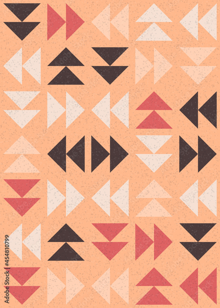 Abstract Geometric Pattern generative computational art illustration