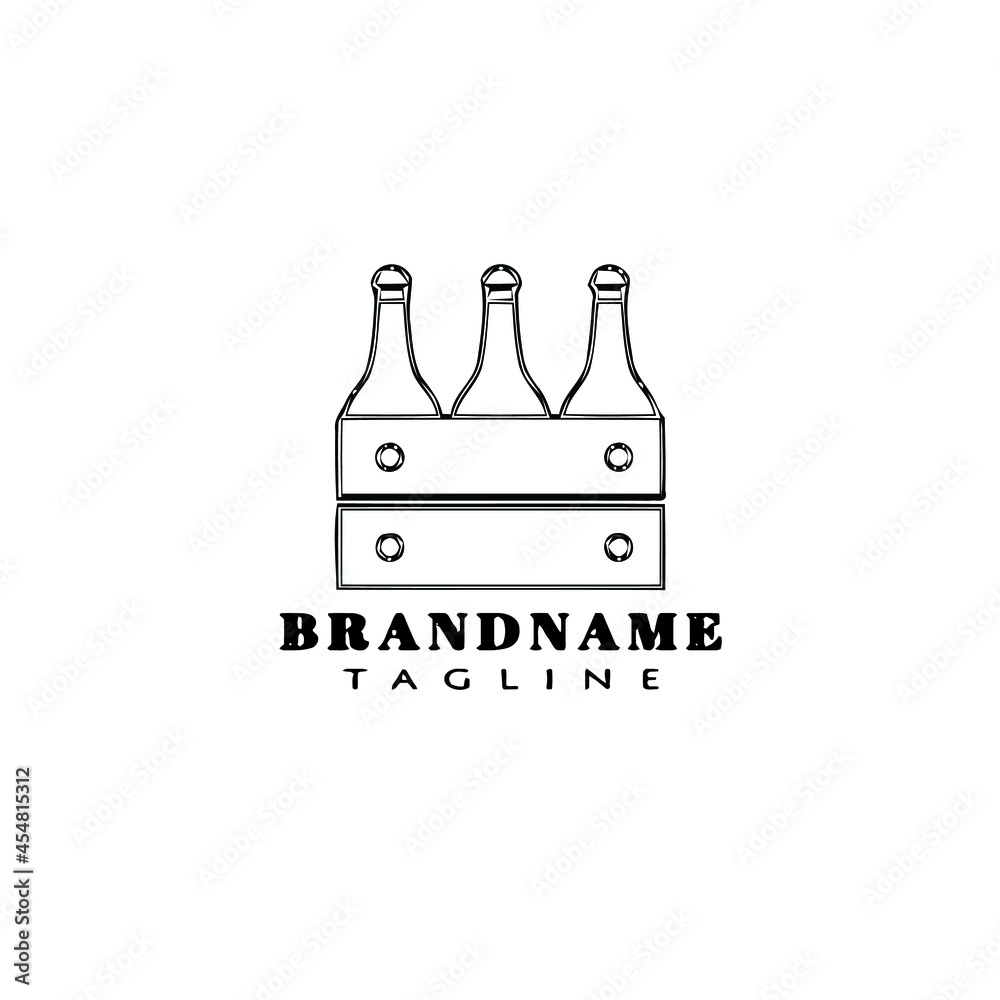 beer bottle logo icon design template black isolated vector illustration beer bottle logo icon design template black isolated vector illustration