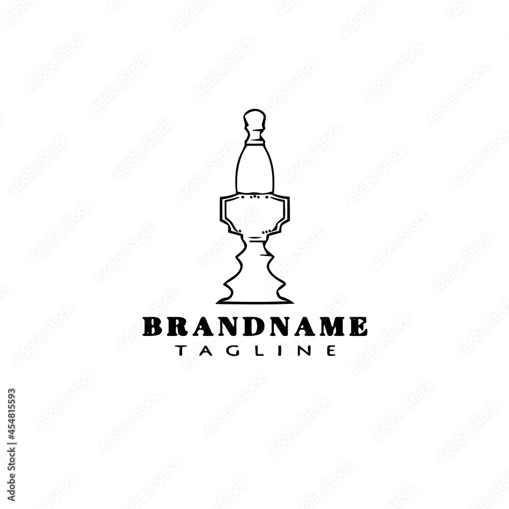 beer pump cartoon logo icon design flat black isolated vector illustration beer pump cartoon logo icon design flat black isolated vector illustration