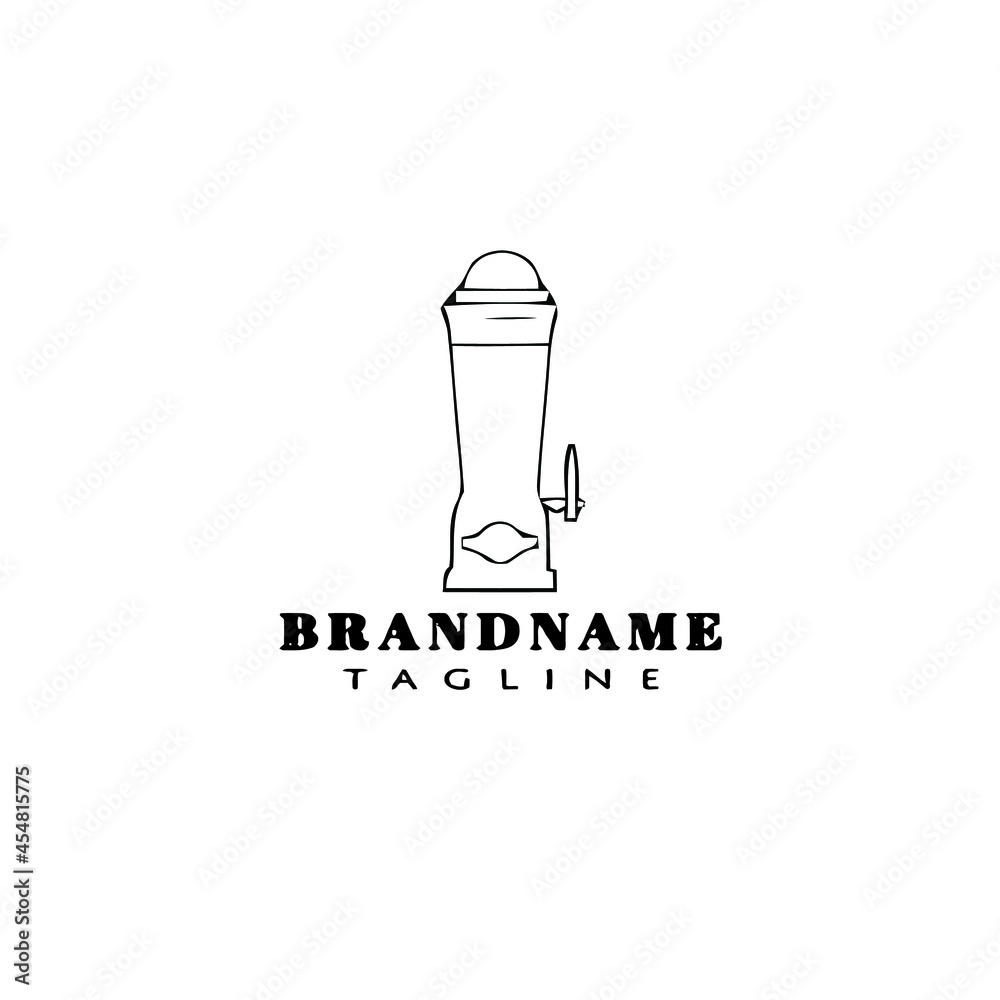 beer pump cartoon logo icon design template symbol isolated vector illustration beer pump cartoon logo icon design template symbol isolated vector illustration