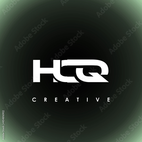 HCQ Letter Initial Logo Design Template Vector Illustration photo