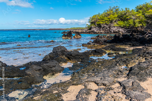 Kanaio Beach And The Blue Waters Of La Perouse Bay  Makena-La Perouse State Park  Maui  Hawaii  USA