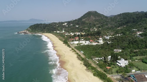 Vista aérea da praia do Estaleiro, em Balneário Camboriú photo